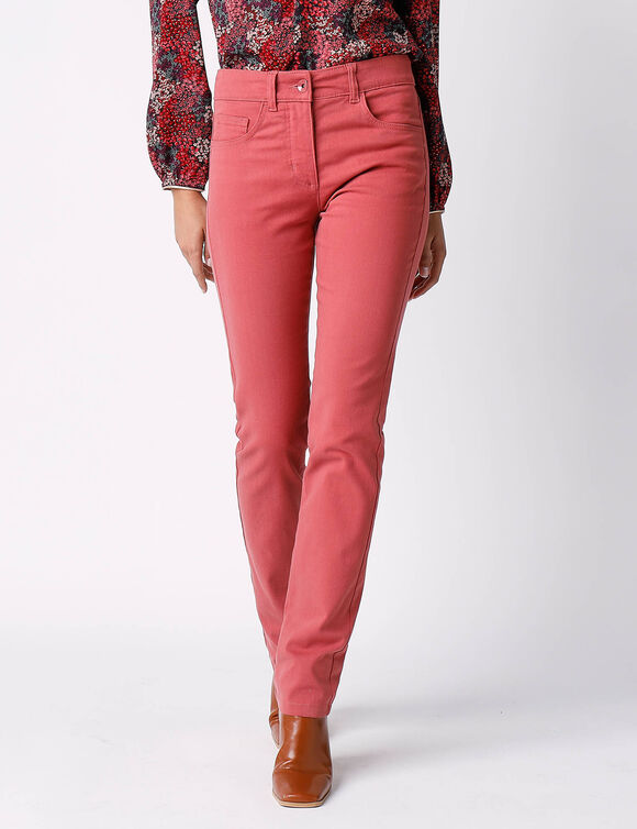 Pantalon droit gainant - grande stature entrej. 78 cm (terracotta) Pantalon droit gainant - grande stature entrej. 78 cm (terracotta)